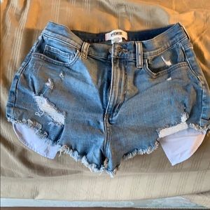 Denim shorts